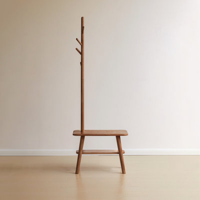 Tabouret à chaussures Mid-Century
