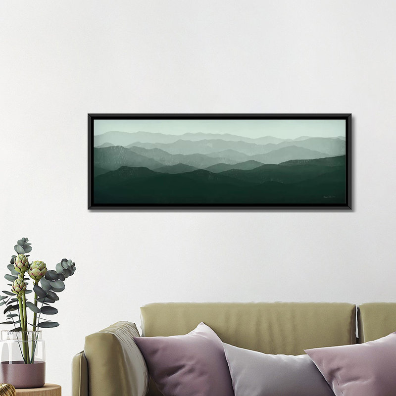 « green montagnes » par ryan fowler, impression sur toile, H 16 po x l 48 po x P 1,5 po, Toile tendue