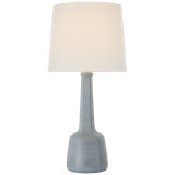 Chapman & Myers Lerio 31" Table Lamp in Dusted Slate with Linen Shade