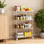 Multi-tier Storage Rack With Castors