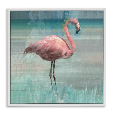 «Layered Flamingo Bird», estampe numérique par Nan