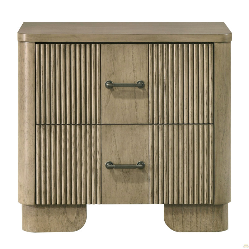 Table de chevet 1 pièce avec 2 tiroirs de rangement