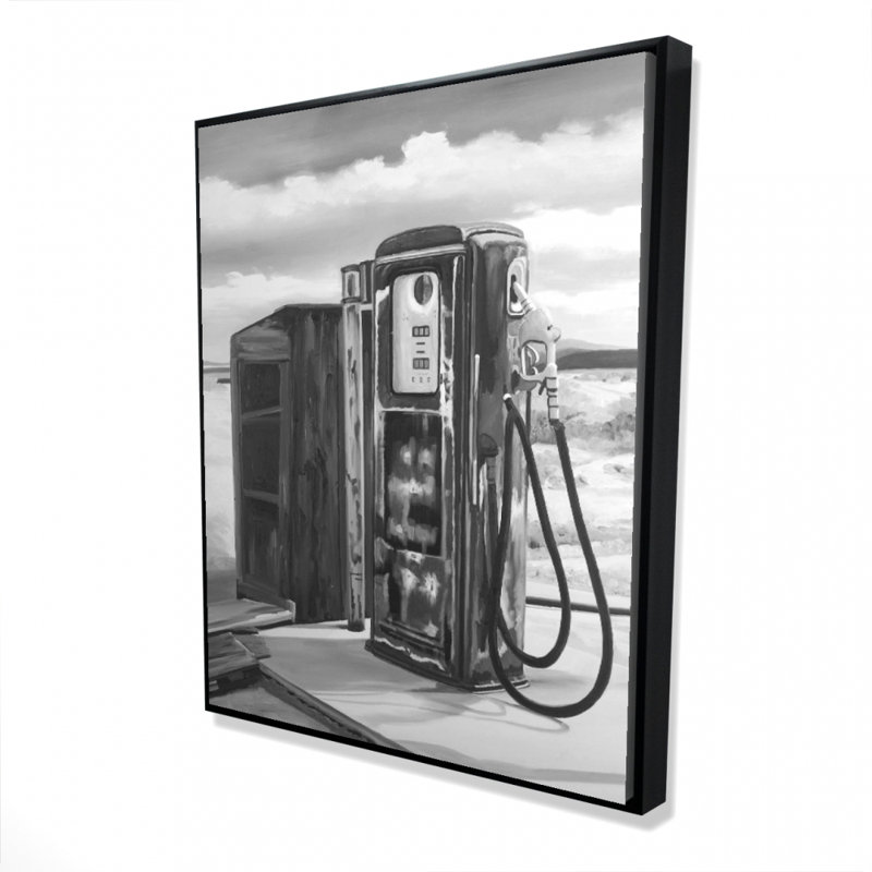 Old Gas Pump Print On Canvas