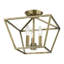 Plafonnier semi-encastré 3 lumières 12,5 cm Veasey-302551491