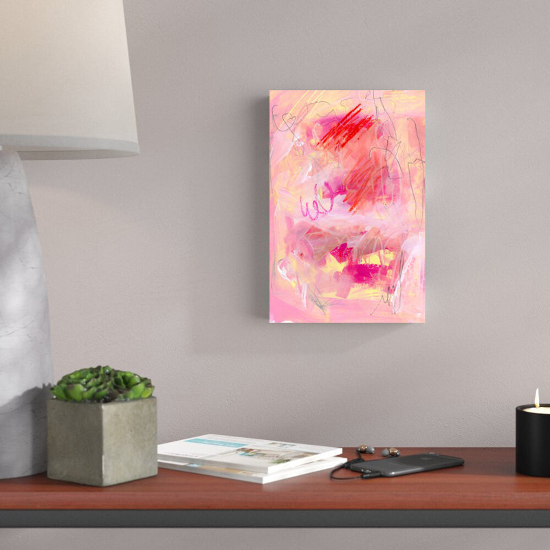 Chroma rose I, H 12 po x l 8 po