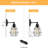 Rodericks Plug-in Armed Sconce