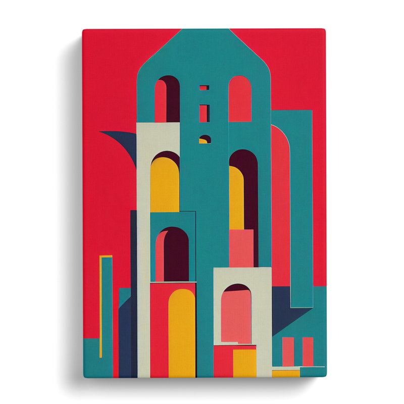 Bold Architecture No.2 Abstract - Wrapped Canvas, 60cm H x 40cm W x 3cm D