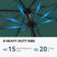 290cm Tilt Beach Parasol-713653260