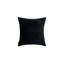 Curved Accent Pillow Square Cushion Cover & Insert Black/White 19.7" X 19.7"