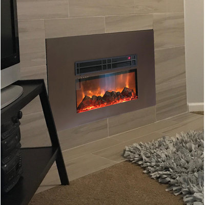 Electric Fireplace Insert with 5000 BTU
