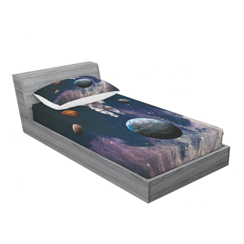 Microfiber Sheet Set, Twin XL Sheet Set with Fitted Sheet