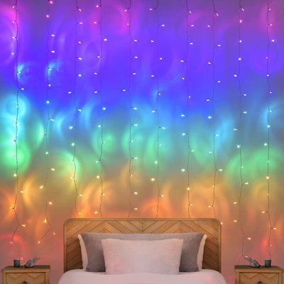 Clear 96 LED String Light Curtain