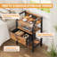 46cm W Steel Bedside Table-364200790
