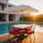 20" x 20" Patio Chair Cushion (Set of 4) - Water Resistant