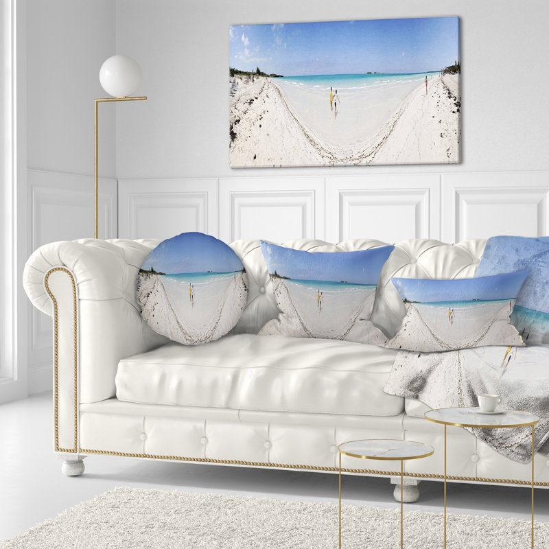 Coussin lombaire de plage tropicale seascape cayo coco