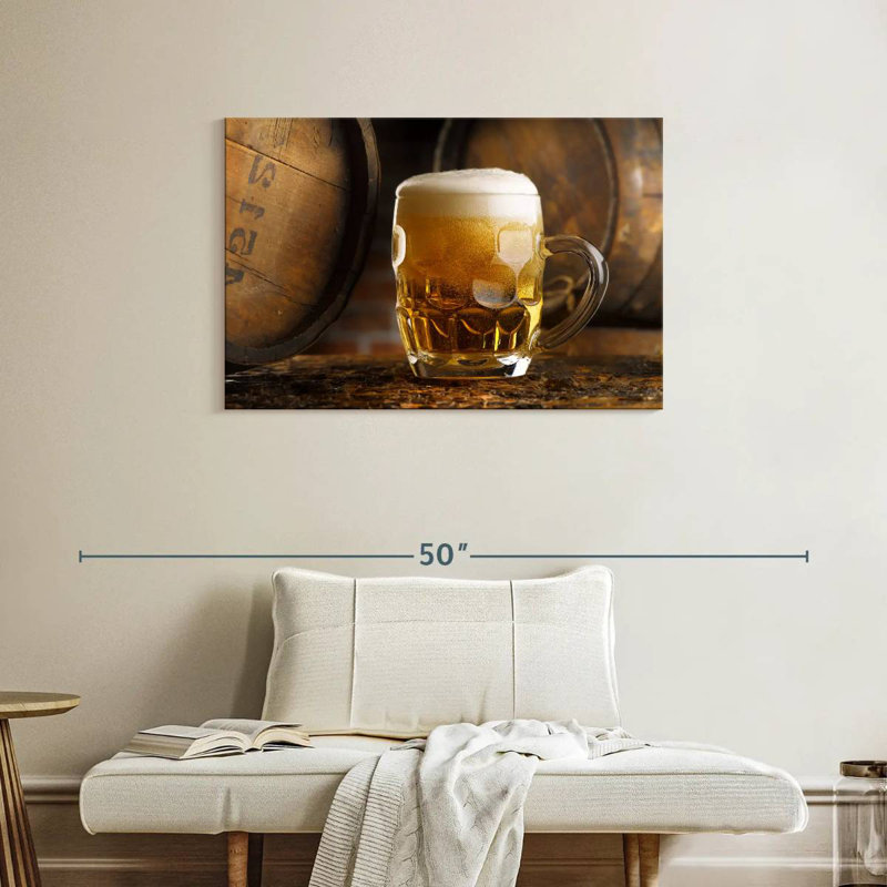 Yarlin Rustic Beer Glass, 24" H x 36" W
