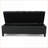 Ottoman with Storage, 51” Contemporary Tufted Bench | Black | Wooden-75315618