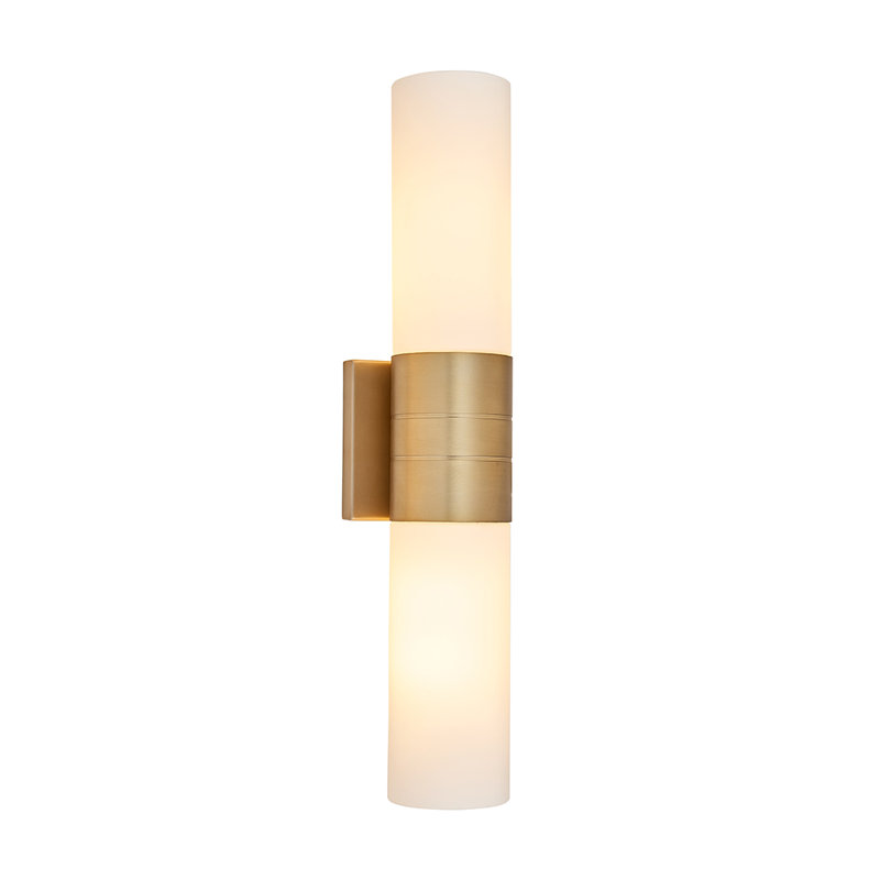 Éclairage de salle de bain à intensité variable 2 lumières Bobette, Or