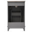 Petit meuble-lavabo moderne de 20 pouces avec lavabo en céramique - 20 * 14,5 * 33,3 pouces, rangement spacieux, 1 porte à fermeture en douceur-118003481