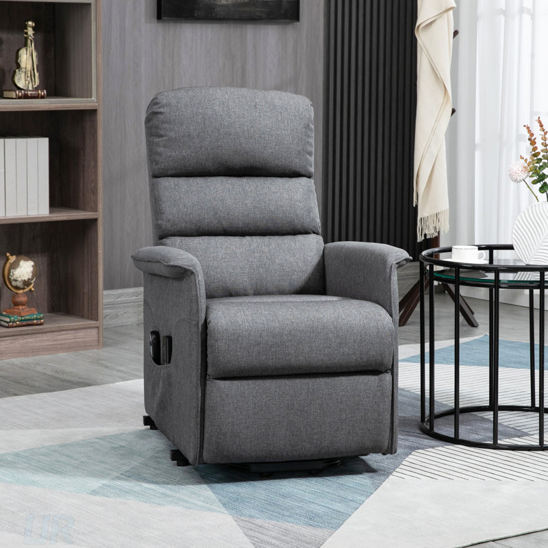 Fauteuil inclinable Power Lift avec massage par vibration, télécommande et poches latérales pour le confort des personnes âgées