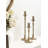 Aluminum Taper Candlestick-1077456584