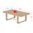 Bronislaus 86.8'' Rectangle Conference Table-977080430