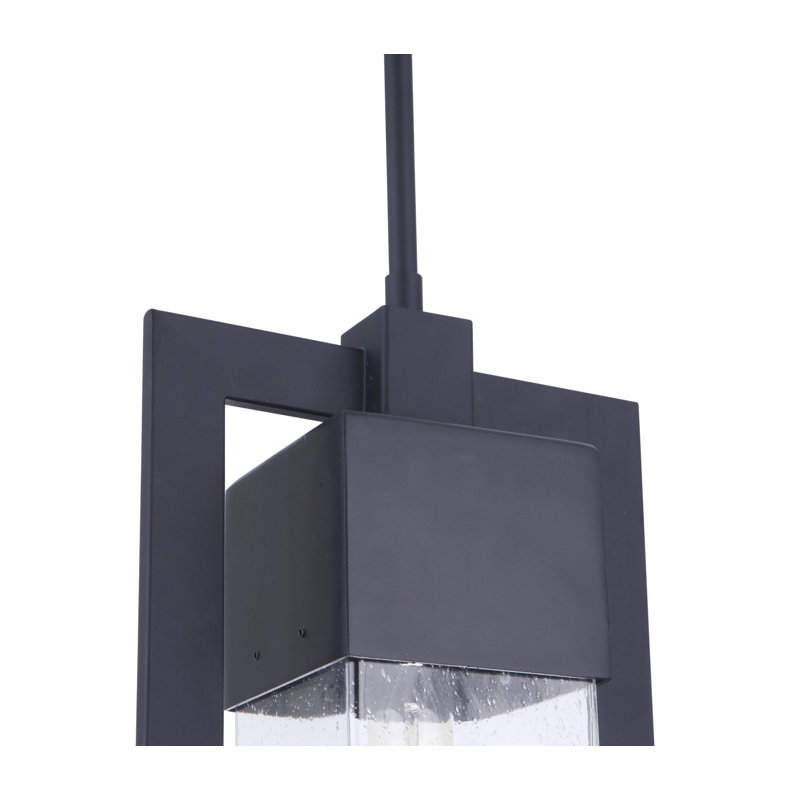 Luminaire suspendu d'extérieur H 21,75 po Perimeter 1, Minuit