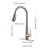 Topcraft Pull Down Single Handle Kitchen Faucet with Deck Plate-71541377