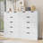 6 Drawers Dresser For Bedroom-1103360517