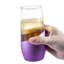 4 verres à vin mauve 11 oz