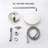10" Brushed Nickel Shower Head Recognizable - Rain And Movable Handheld Unit Exceptional Portable Option-128724190