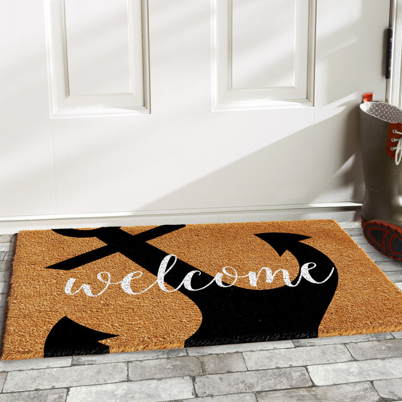 Elsebeth Non-Slip Outdoor Doormat, 24" x 36"