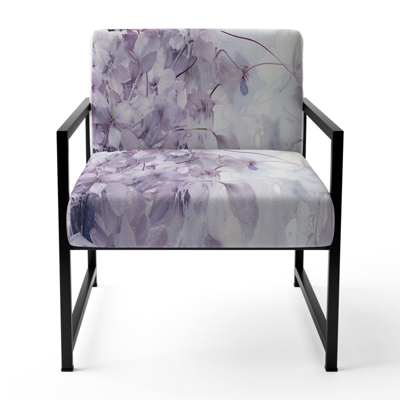 Chaise d'appoint en mauve, Noir
