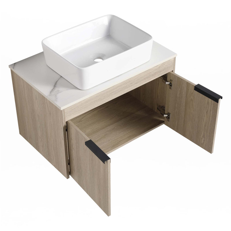 Wall Mounted Bathroom Vanity Set