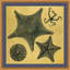 Gold Leaf Starfish 2 Print