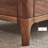 Medieval style solid wood coffee table