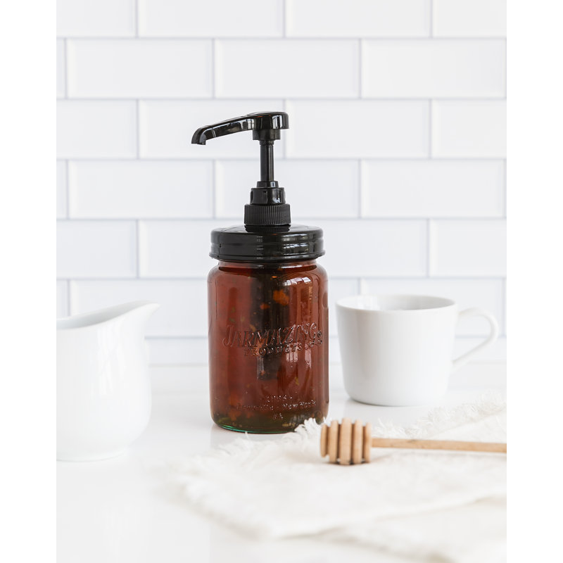 Glass Syrup Dispenser