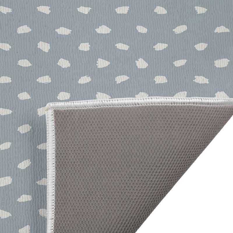 Paillasson Splat Point, Bleu ardoise, bleu, L 34 po x L 21 po