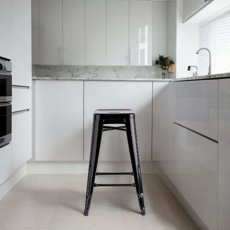 Tabouret de comptoir 26 po Darwen, Noir