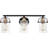 Emerson 3-Light Matte Black Vanity Light