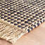 Kuba Black Handwoven Jute Rug-41079702