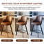 Tabouret de bar et de comptoir pivotant à dossier haut-1062960129-1062960132-1062417566