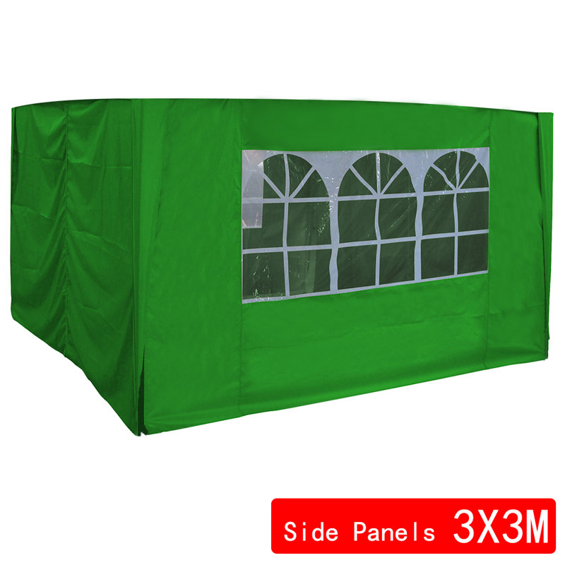 Adrial Dakota Fields Green Side Wall for Gazebo
