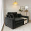 Canapé modulaire rembourré avec accoudoirs et console centrale-659571422