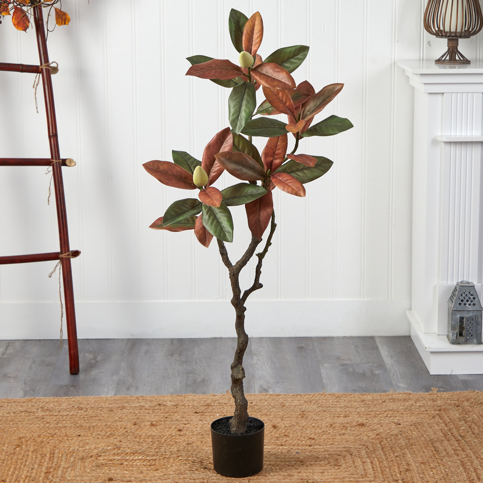 48'' Faux Foliage Tree in Pot Liner