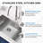30 Inch Undermount Kitchen Sink – 11 Gauge (3mm) Stainless Steel, Single Bowl With Integrated Ledge With Sink Bottom Grid, Superior Drain Design