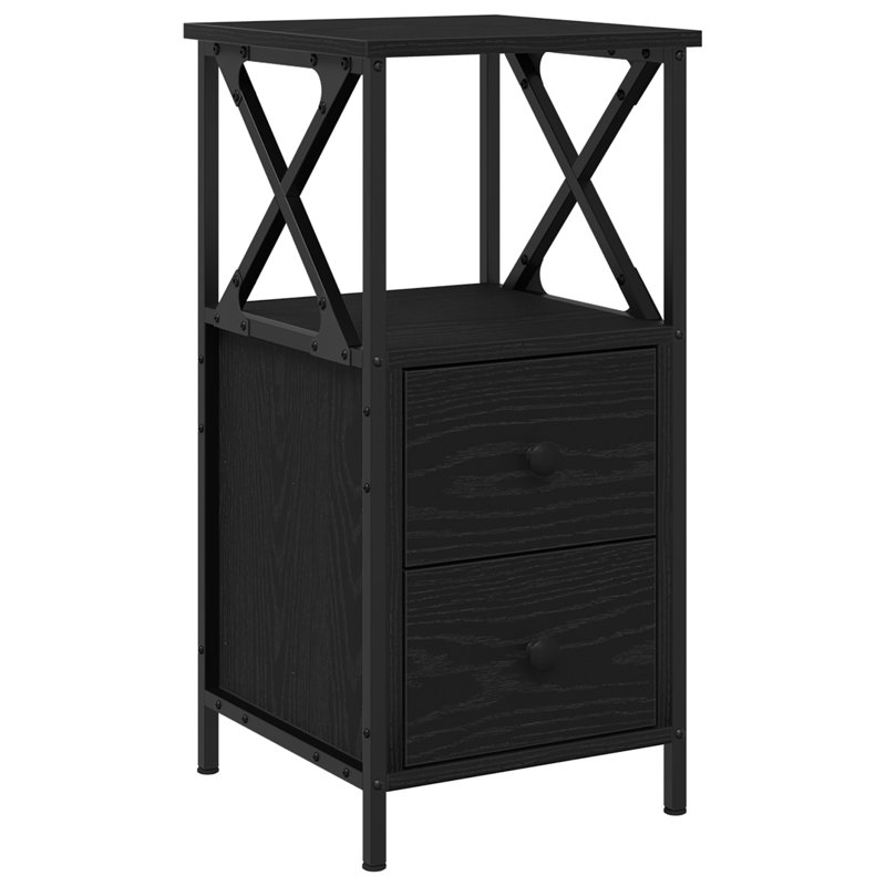 34cm W Manufactured Wood Bedside Table