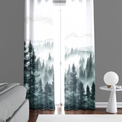 Semi Sheer Curtain Pair