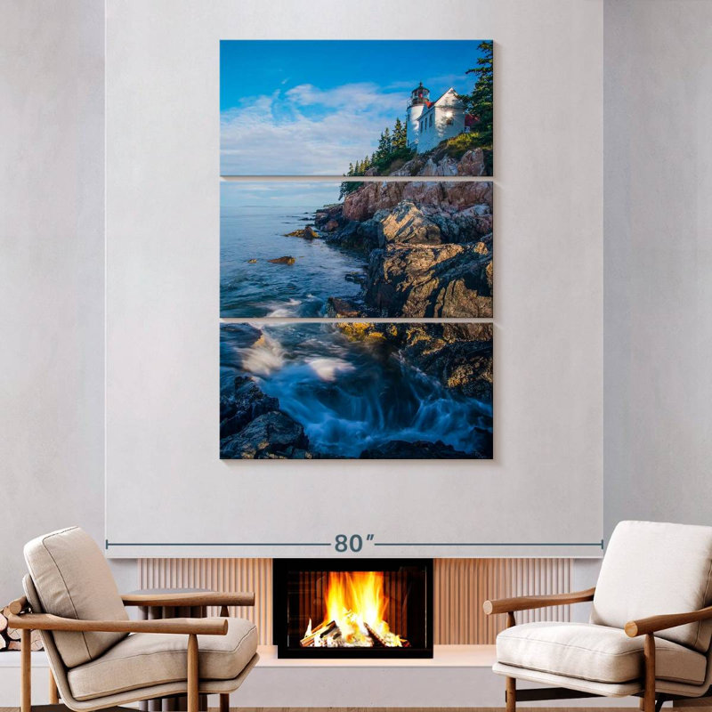 Phare d'Aletra Bass Harbor Head, H 74 po x l 48 po