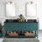 72" Robertson Double Bathroom Vanity Set with Oval Undermount Sinks-75247112-75247115-75247116